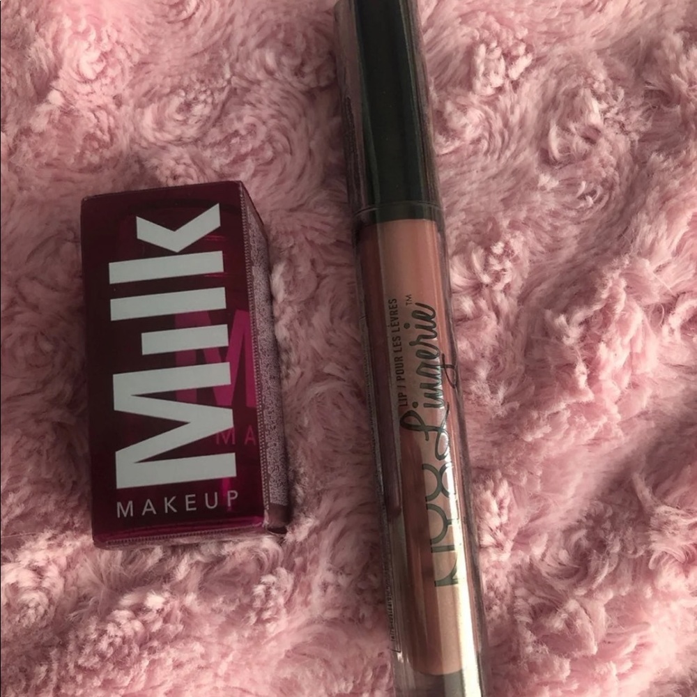 Milkmake up gloss and lipstick